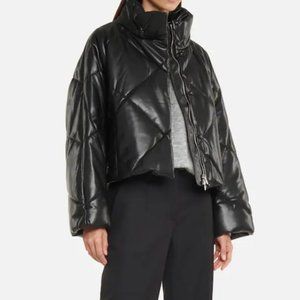 Stand Studio Faux Leather Jacket (FR 36/Small).